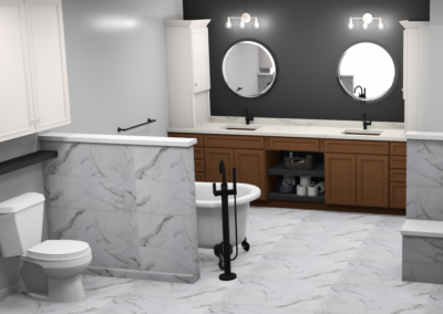 Concept Renderings Master Bath Remodel (2) Remodeler Columbus Oh Heitmeyer Build
